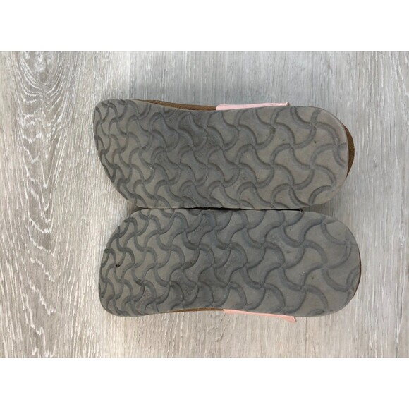 Birkenstock Betula Womens Sandal Pink Leather Cork Orthopedic Slip On Arch Shoes - Picture 5 of 6